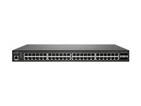 SonicWall Switch SWS14-48FPOE - Commutateur - Géré - 48 x 10/100/1000 (PoE+) + 4 x 10 Gigabit SFP+ - Montable sur rack - PoE+ (740 W) - avec 1 an de support 24 x 7 02-SSC-8383