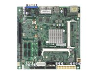 SUPERMICRO X10SBA-L - Carte-mère - mini ITX - Intel Celeron J1900 - USB 3.0 - 2 x Gigabit LAN - carte graphique embarquée - HD Audio MBD-X10SBA-L-B