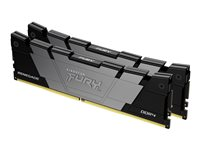 Kingston FURY Renegade - DDR4 - kit - 16 Go: 2 x 8 Go - DIMM 288 broches - 3200 MHz / PC4-25600 - CL16 - 1.35 V - mémoire sans tampon - non ECC - noir KF432C16RB2K2/16