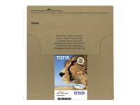 Epson T071 Easy Mail Packaging - Pack de 4 - 23.9 ml - noir, jaune, cyan, magenta - original - boîte - cartouche d'encre - pour Stylus DX9400, SX115, SX210, SX215, SX218, SX415, SX515, SX610; Stylus Office BX310, BX610 C13T07154511