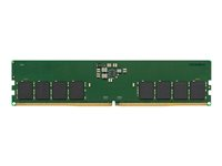 Kingston ValueRAM - DDR5 - module - 16 Go - DIMM 288 broches - 5600 MHz / PC5-44800 - CL46 - 1.1 V - mémoire sans tampon - on-die ECC KVR56U46BS8-16