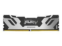 Kingston FURY Renegade Silver - DDR5 - module - 16 Go - DIMM 288 broches - 6400 MHz / PC5-51200 - CL32 - 1.4 V - mémoire sans tampon - on-die ECC KF564C32RS-16