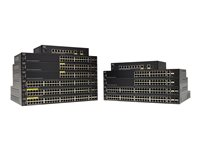 Cisco Small Business SF350-24 - Commutateur - C3 - Géré - 24 x 10/100 + 2 x combo Gigabit Ethernet / SFP Gigabit + 2 x 1000Base-X - Montable sur rack - reconditionné SF350-24-K9-EU-RF