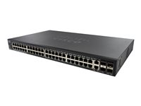 Cisco Small Business SG350X-48 - Commutateur - Géré - 48 x 1000Base-T + 2 x combo 10 gigabits SFP+ + 2 x 10 Gigabit SFP+ - Montable sur rack - reconditionné SG350X-48-K9-AU-RF