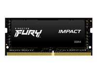 Kingston FURY Impact - DDR4 - module - 32 Go - SO DIMM 260 broches - 2666 MHz / PC4-21300 - CL16 - 1.2 V - mémoire sans tampon - non ECC - noir KF426S16IB/32