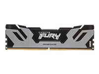 Kingston FURY Renegade Silver - DDR5 - module - 16 Go - DIMM 288 broches - 7600 MHz / PC5-60800 - CL38 - 1.45 V - mémoire sans tampon - on-die ECC KF576C38RS-16