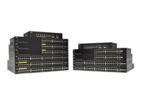 Cisco Small Business SG350-20 - Commutateur - C3 - Géré - 16 x 10/100/1000 + 2 x SFP Gigabit combiné + 2 x Gigabit SFP - Montable sur rack - reconditionné SG350-20-K9-EU-RF