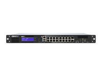 QNAP QGD-1600 - Commutateur - intelligent - 4 x 10/100/1000 (PoE++) + 10 x 10/100/1000 (PoE+) + 2 x combo Gigabit SFP (PoE+) - Montable sur rack - AC QGD-1600-4G