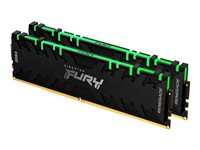 Kingston FURY Renegade RGB - DDR4 - kit - 16 Go: 2 x 8 Go - DIMM 288 broches - 3600 MHz / PC4-28800 - CL16 - 1.35 V - mémoire sans tampon - non ECC - noir KF436C16RBAK2/16