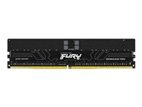 Kingston FURY Renegade Pro - DDR5 - module - 16 Go - DIMM 288 broches - 4800 MHz / PC5-38400 - CL36 - 1.1 V - mémoire enregistré - on-die ECC - noir KF548R36RB-16